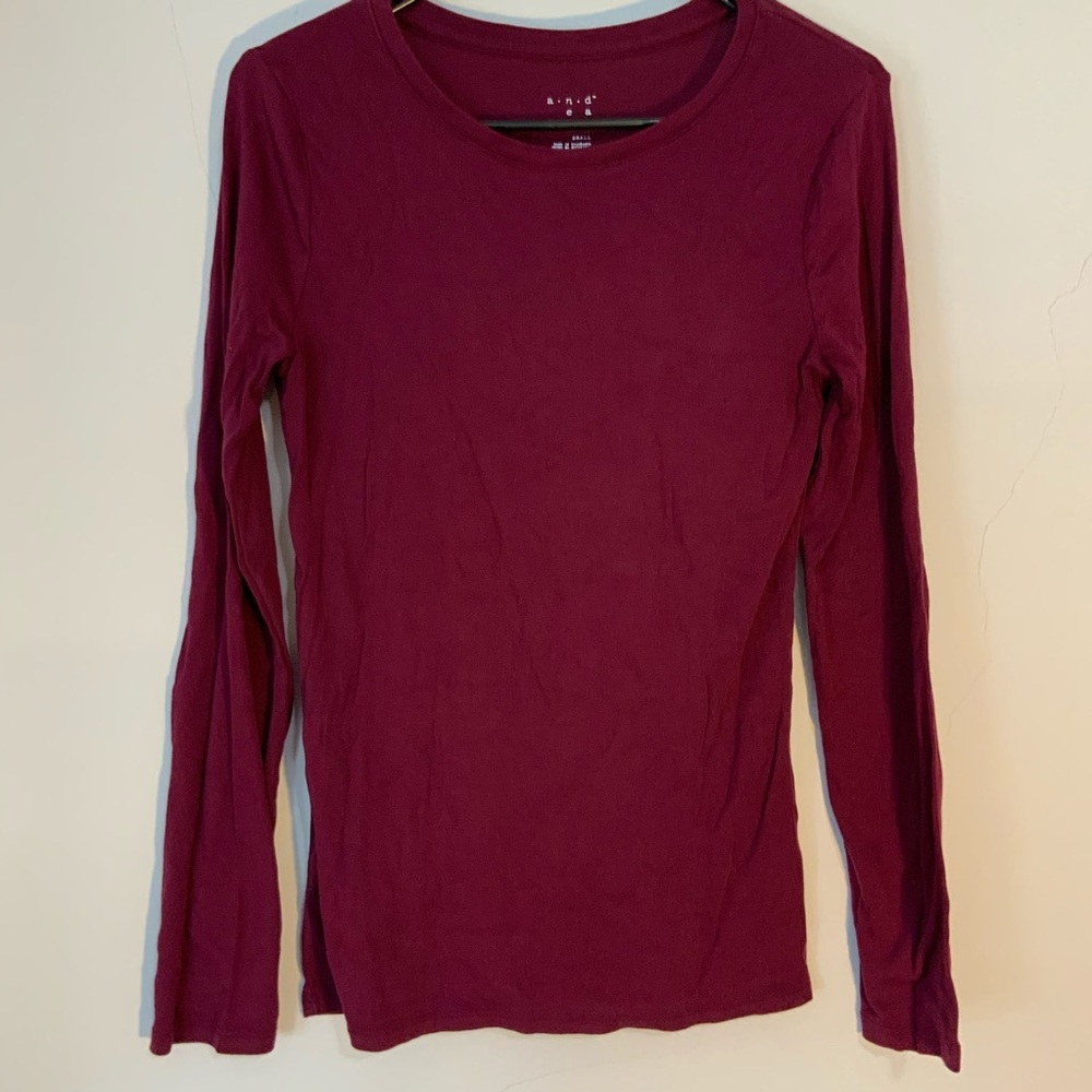 plain crewneck long sleeve
